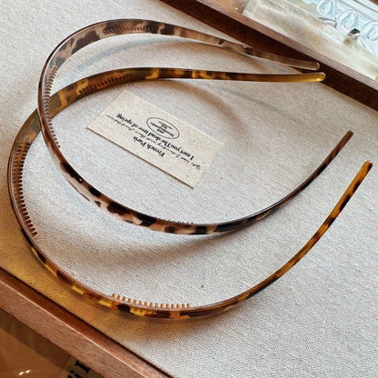 Leopard Print French Headband