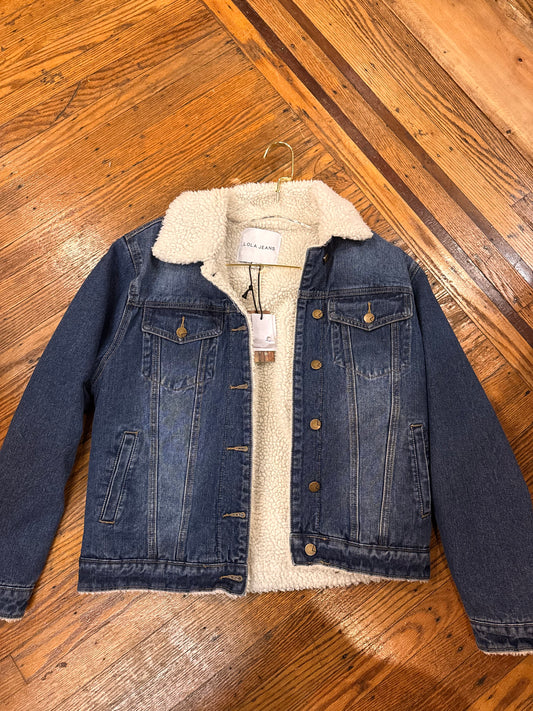 Fleece Lined Denim Jacket