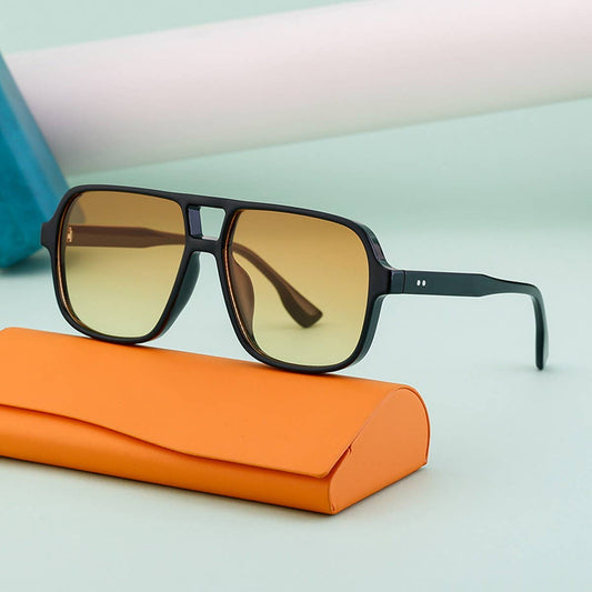 Double Bridge Large Frame Sunglasses