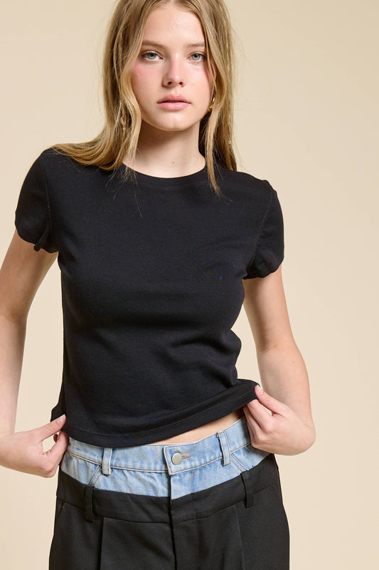 Baby Tee - Black