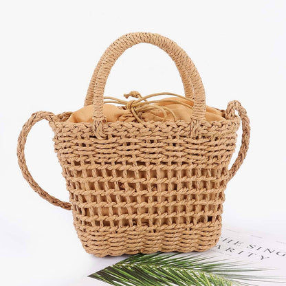 Straw Cherry Bag
