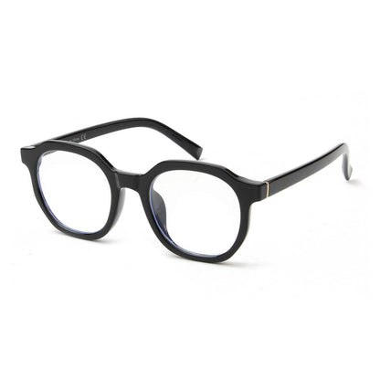 Round Geometric Blue Light Glasses