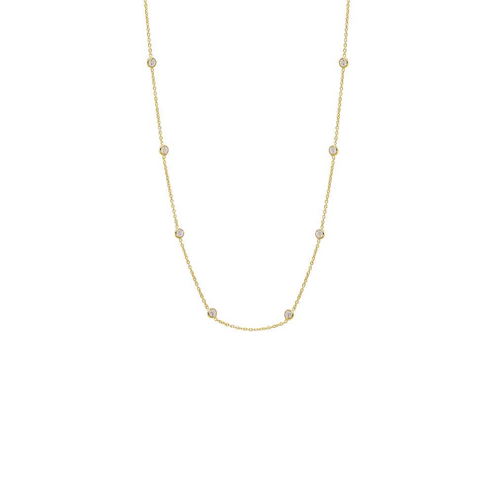 Diamond By The Yard Necklace
