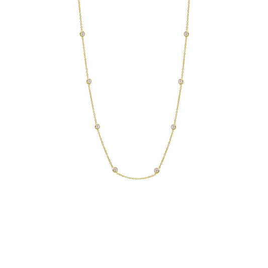 Diamond By The Yard Necklace