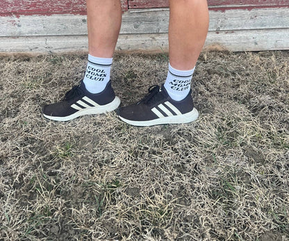 Cool Moms Club Socks - White