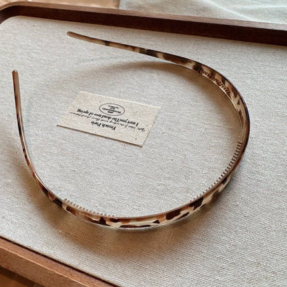 Leopard Print French Headband