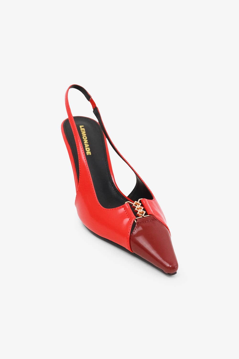 Locked In Slingback Heel - Red