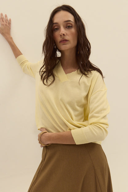 Cefalonia Sweater - Butter