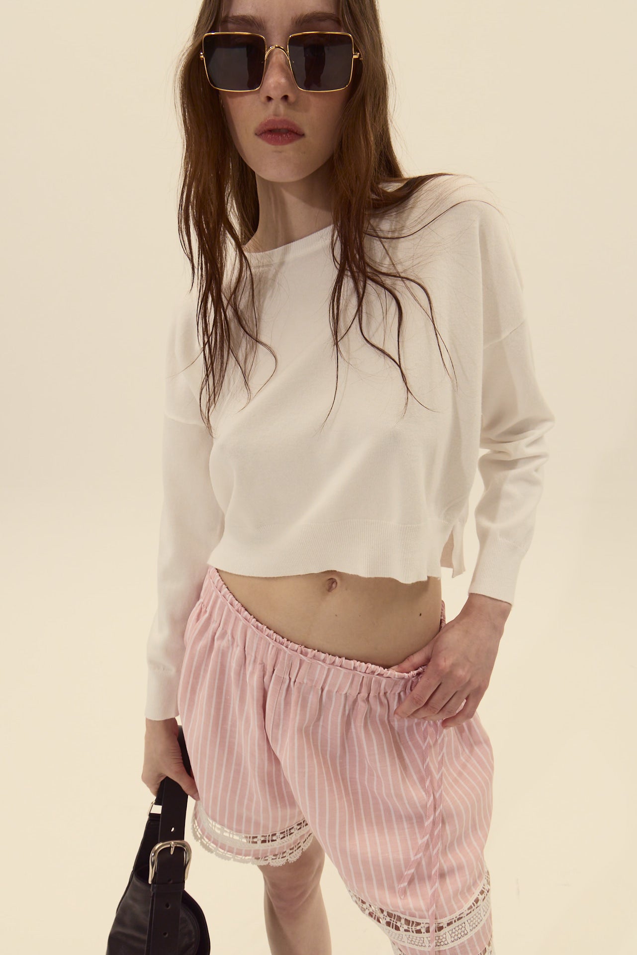 Polly Sweater - Pearl