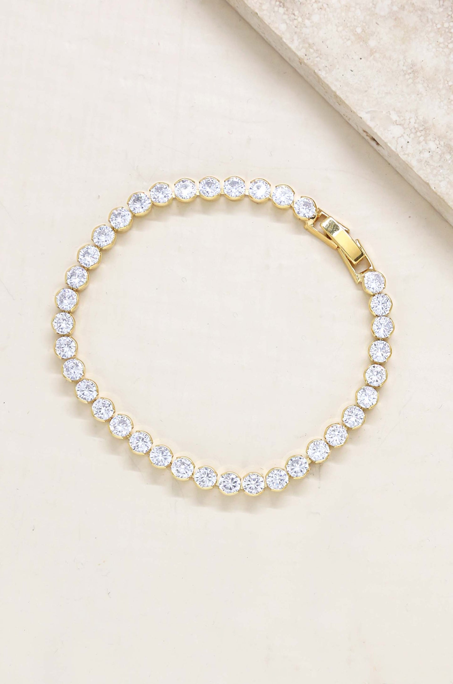 Crystal Chain Tennis Bracelet