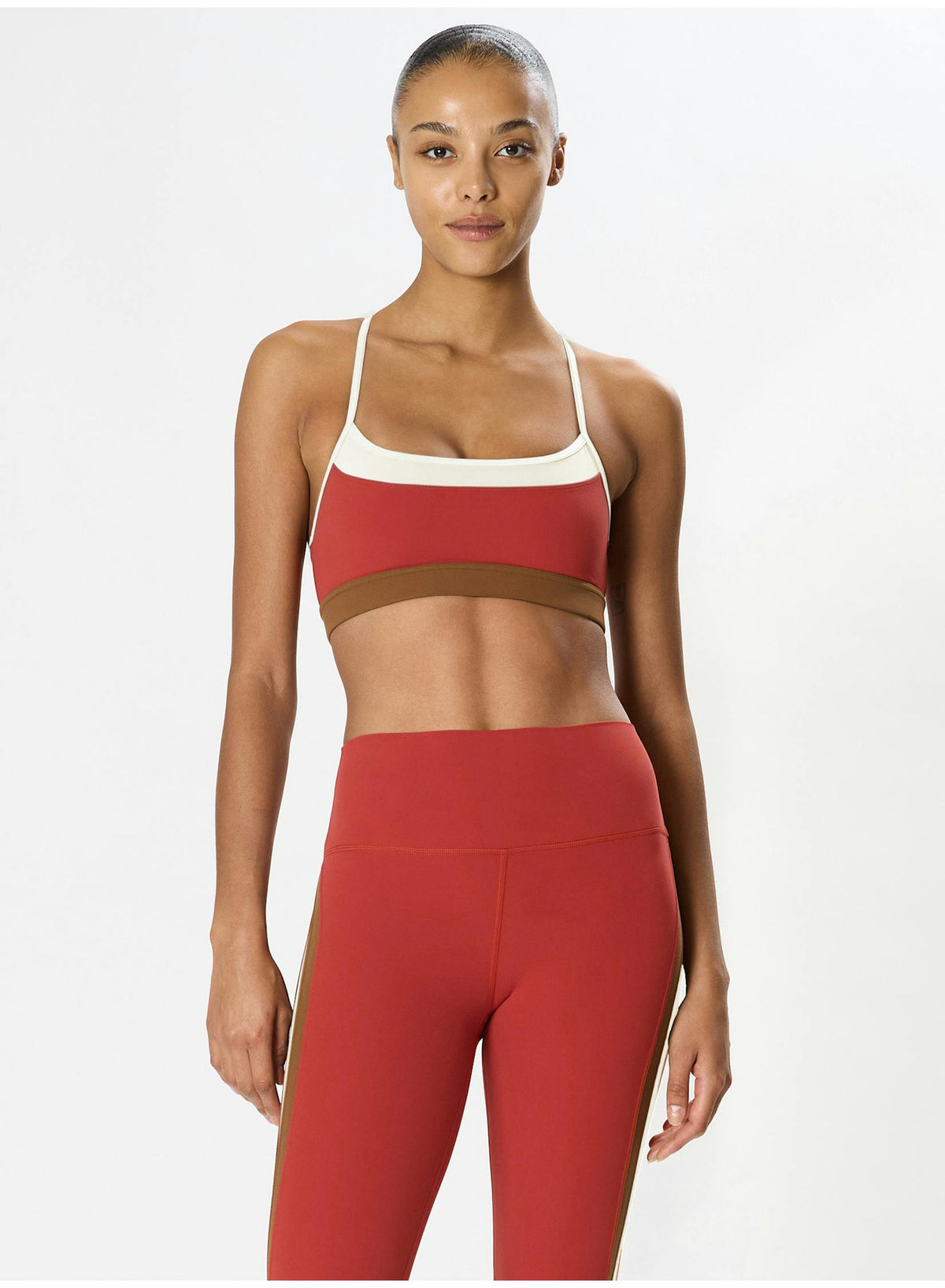 Scottie Bra - Terracotta/Creme