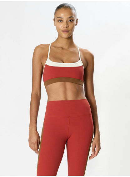 Scottie Bra - Terracotta/Creme