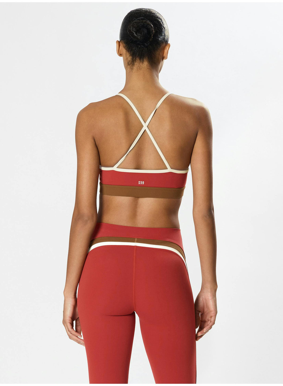 Scottie Bra - Terracotta/Creme