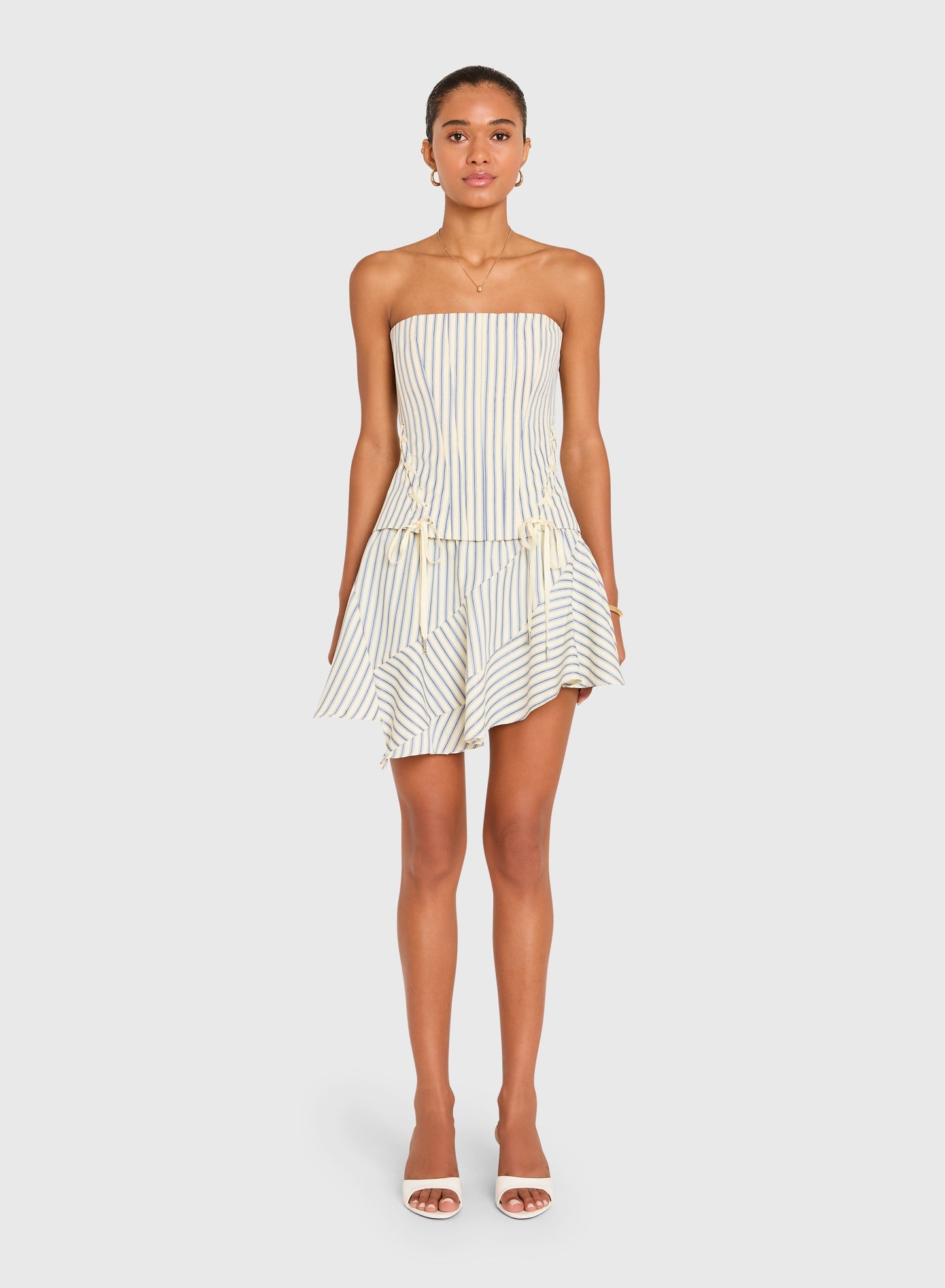 Hathaway Top - Oxford Blue Stripe