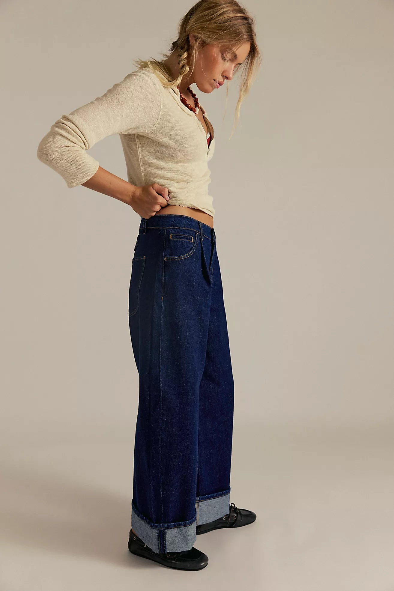 Alia Wide-Leg Jeans