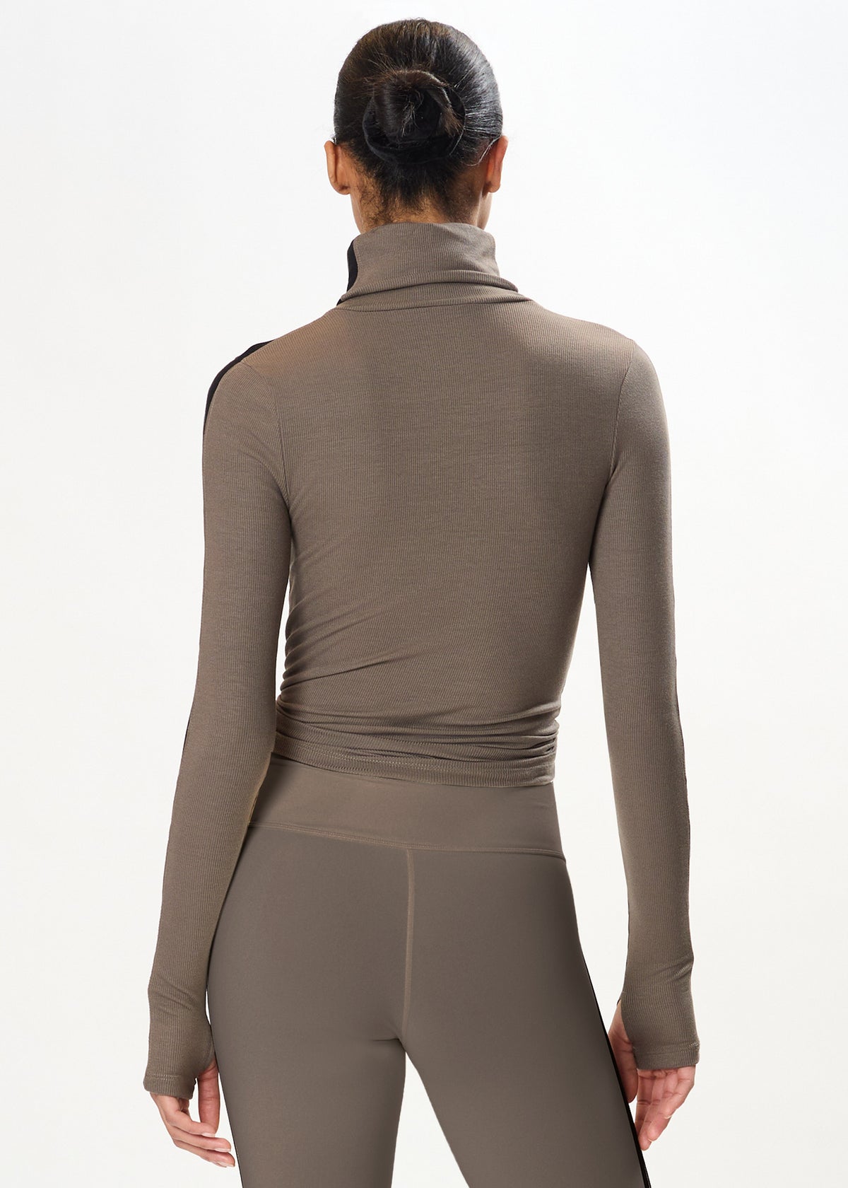 Jackson Rib Turtleneck - Lentil