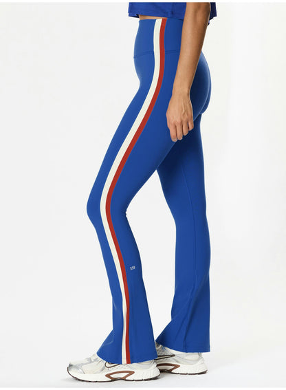 Raquel Flare Legging - Cobalt/Creme