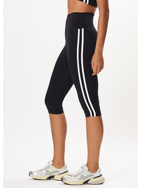 Ella Airweight Capri - Black/White