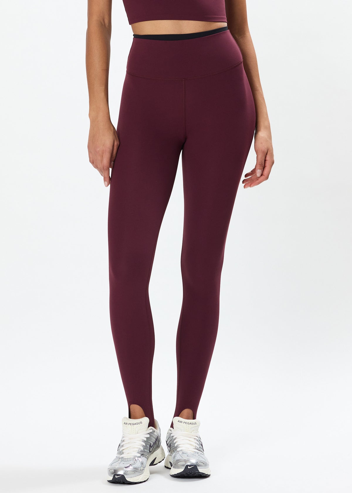 River Stirrup Legging - Dark Cherry