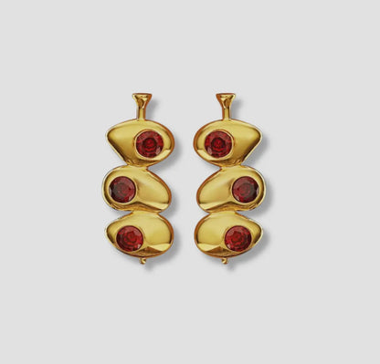 Velvet Martini Olive Earrings
