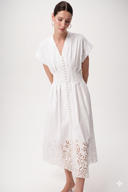 Emrick Dress - Bone