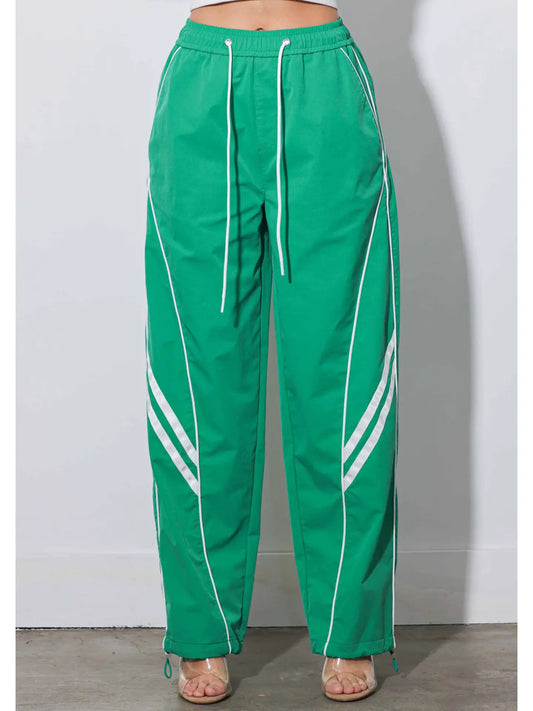 Green Track Pants