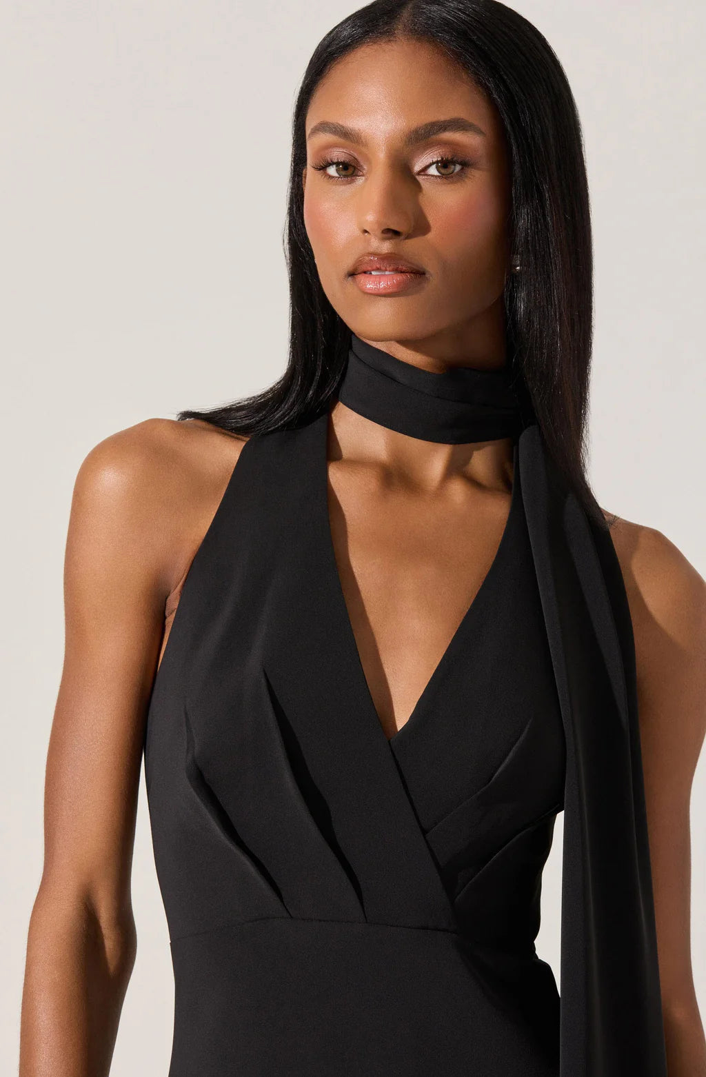 Hilaire Halter Neck Dress
