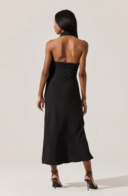 Hilaire Halter Neck Dress