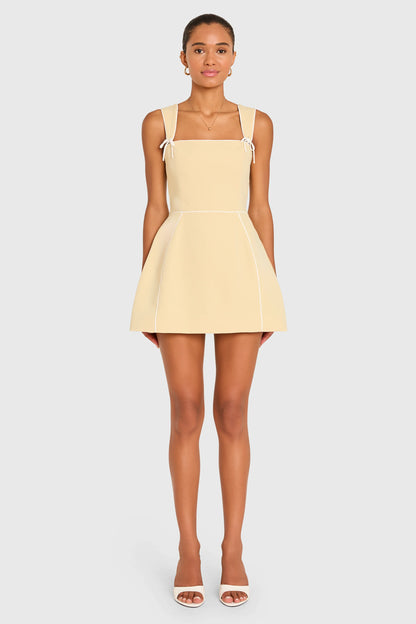 Baylee Romper - Cornsilk