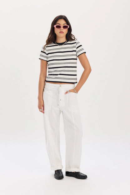 Villa Barrel Pant - Lamb