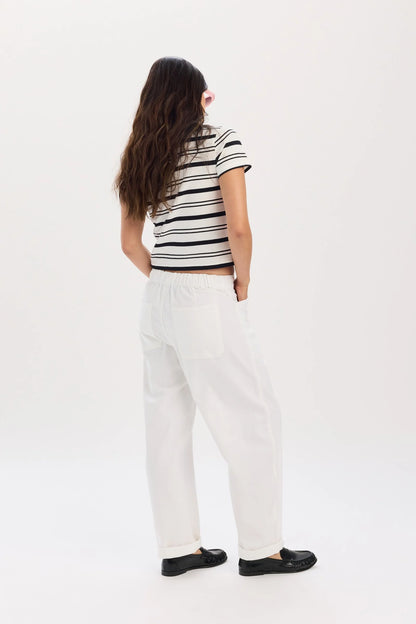 Villa Barrel Pant - Lamb