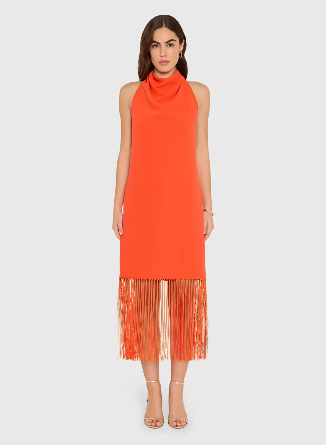 Syd Midi Dress - Mandarin