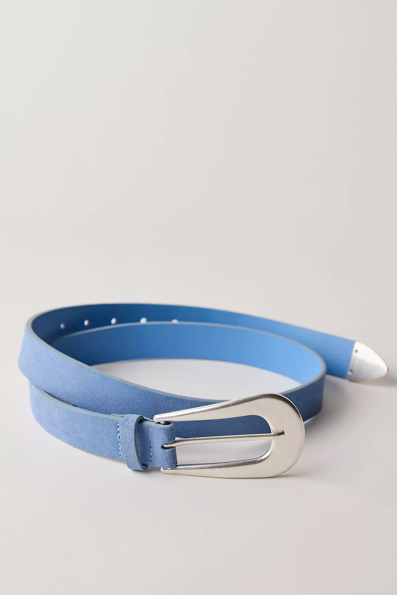 Cannon Suede Belt - Cornflower