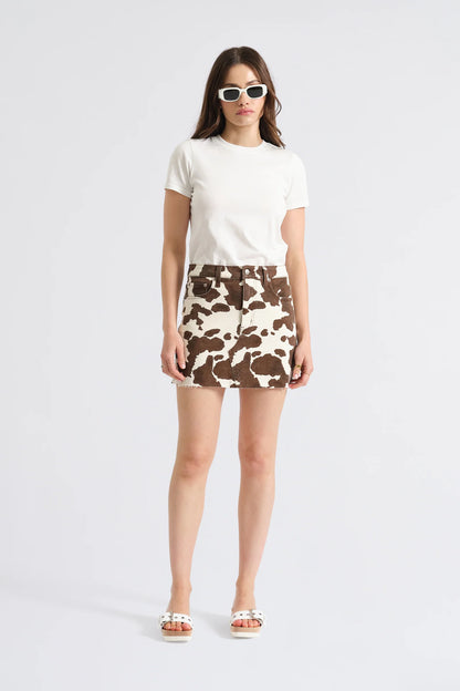 Malibu Mini Skirt - Spotted