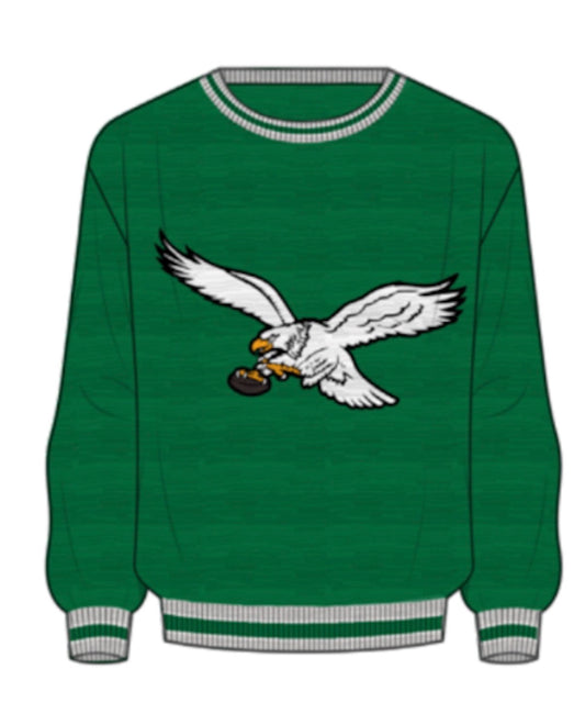 Eagles Kelly Green Logo Sweater