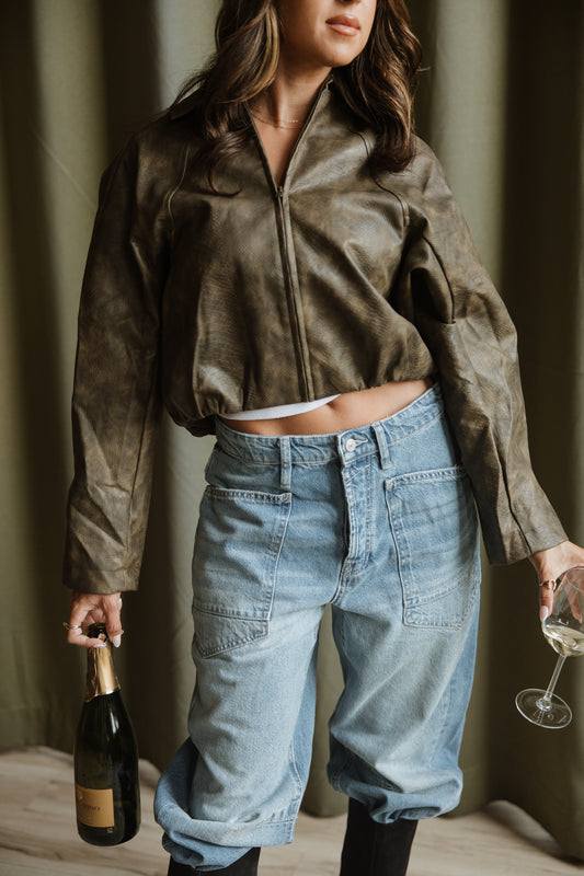 Margot Bomber Jacket - Olive