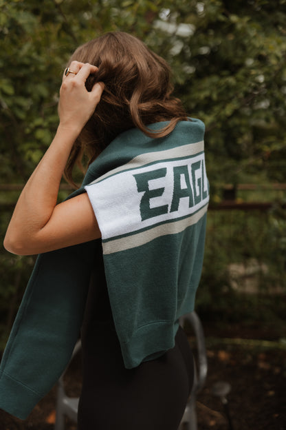 Eagles Quarter Zip - Midnight Green