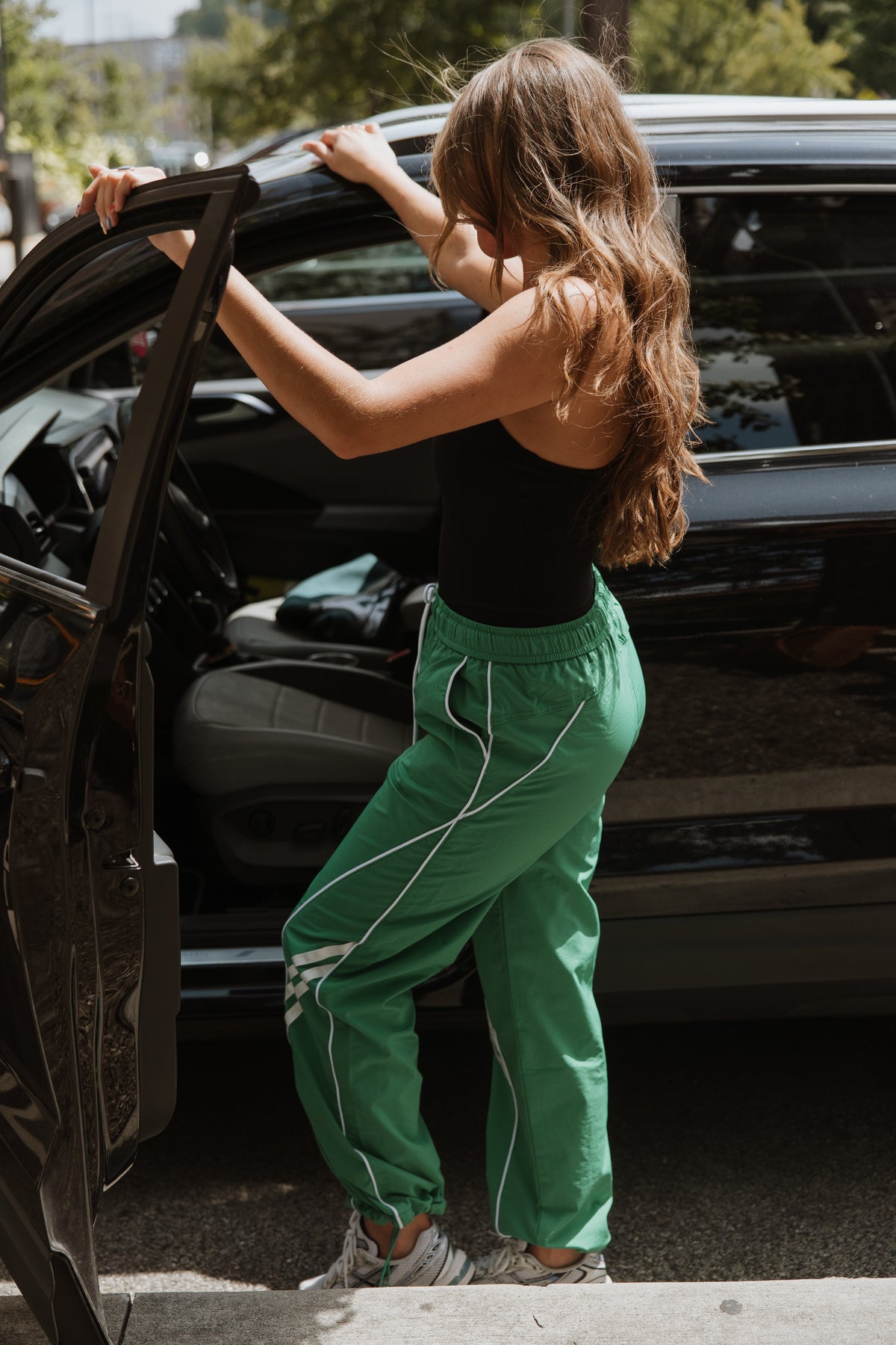 Green Track Pants