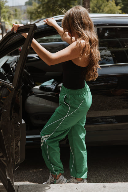 Green Track Pants