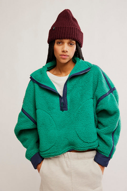 Mountain High Half Zip - Green Glow