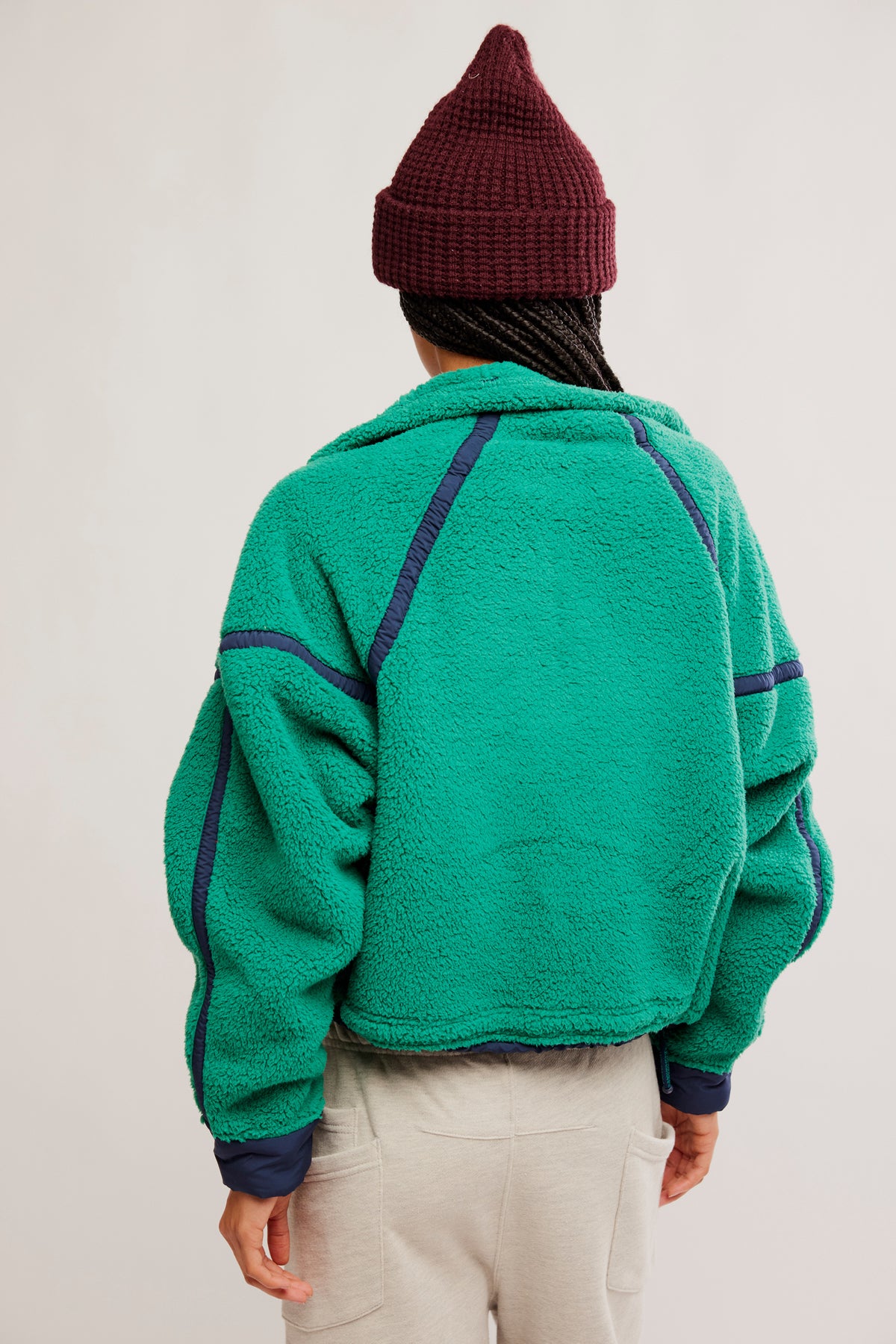 Mountain High Half Zip - Green Glow