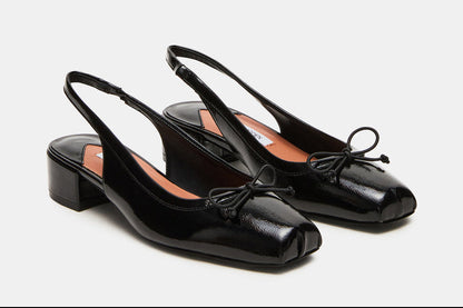 Loved Black Crinkle Patent