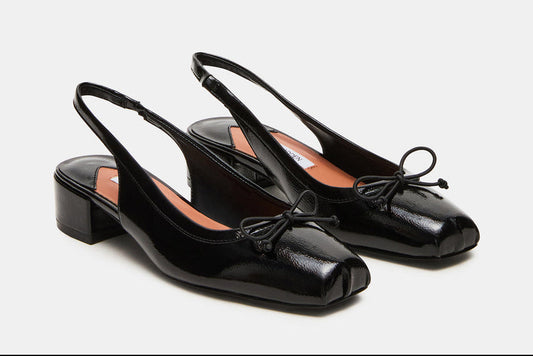 Loved Black Crinkle Patent