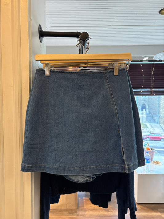 Denim Skort