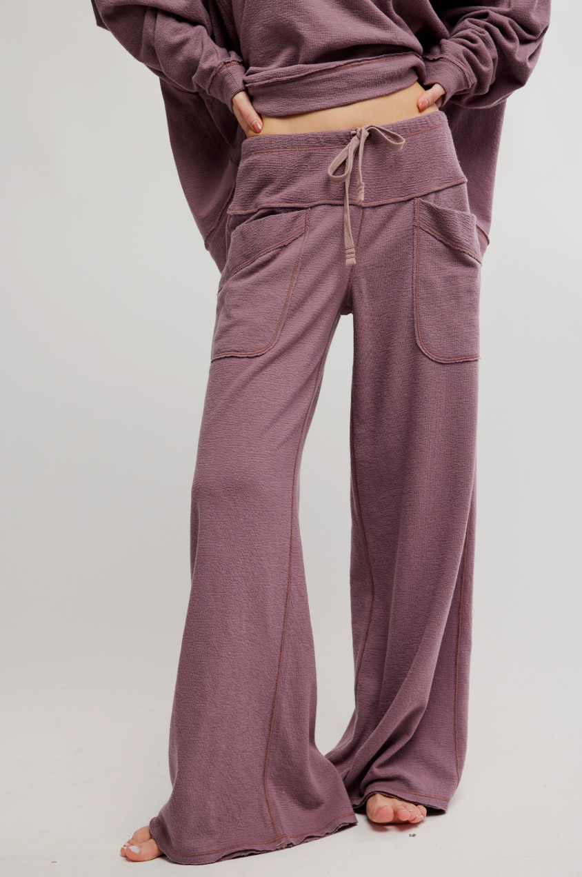 Staycation Lounge Pant - Elderberry