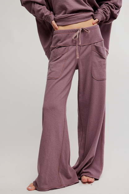 Staycation Lounge Pant - Elderberry