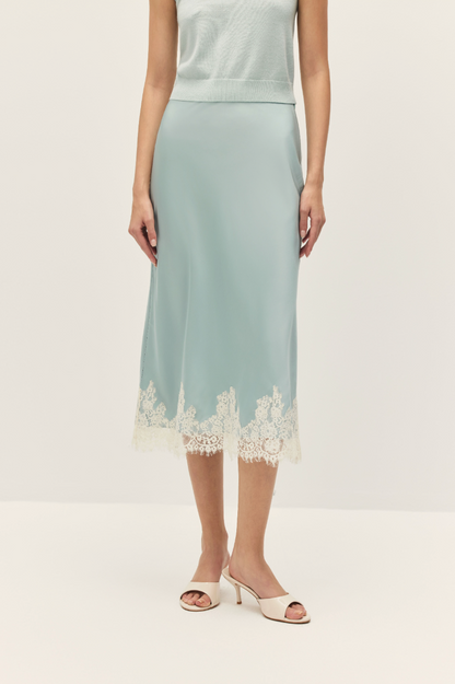 Enid Skirt - Blue Haze