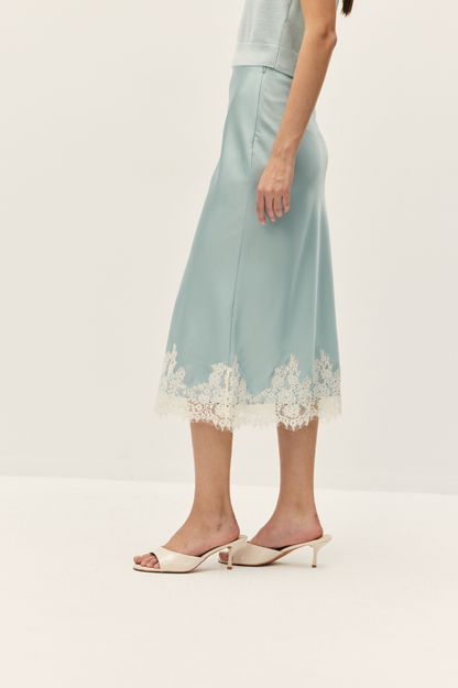 Enid Skirt - Blue Haze