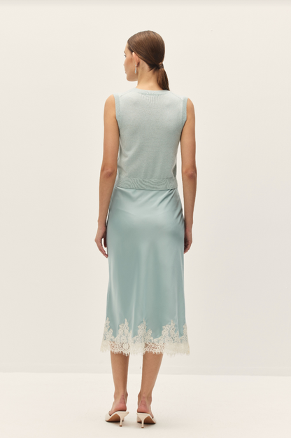 Enid Skirt - Blue Haze