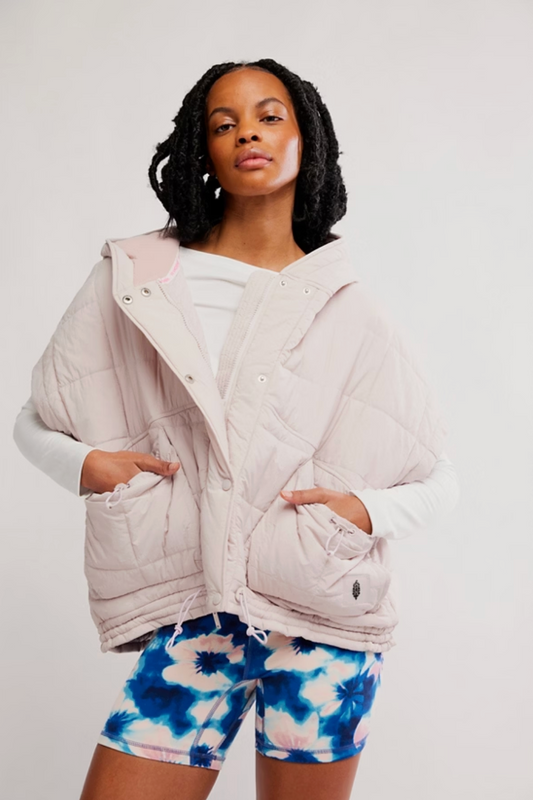 Happy Trails Poncho - Pearl